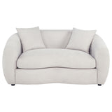Isabella Sand Fabric Upholstered Loveseat from Coaster - Luna Furniture