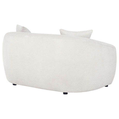 Isabella Sand Fabric Upholstered Loveseat from Coaster - Luna Furniture