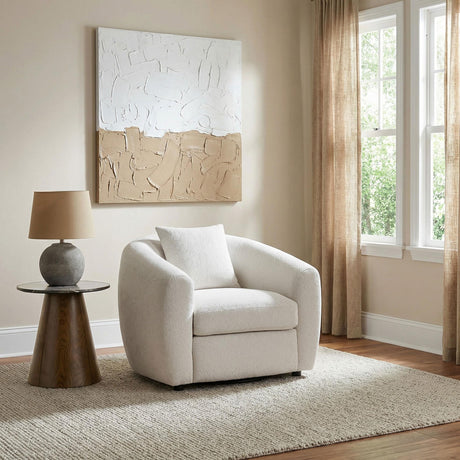 Isabella Sand Fabric Upholstered Accent Chair from Coaster - Luna Furniture