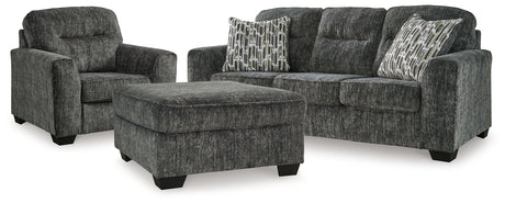 Lonoke Sofa, Oversized Chair and Ottoman from Ashley - Luna Furniture