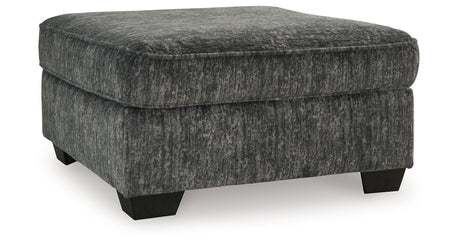 Lonoke Gunmetal 2-Piece Sectional with Ottoman from Ashley - Luna Furniture