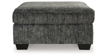 Lonoke Gunmetal 2-Piece Sectional with Ottoman from Ashley - Luna Furniture