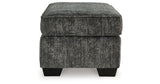 Lonoke Gunmetal Ottoman from Ashley - Luna Furniture