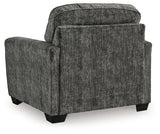 Lonoke Gunmetal Sofa, Loveseat and Oversized Chair from Ashley - Luna Furniture