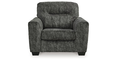 Lonoke Gunmetal 2 Loveseats and Chair from Ashley Furniture - Luna Furniture