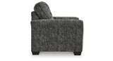 Lonoke Gunmetal Loveseat, Oversized Chair and Ottoman from Ashley Furniture - Luna Furniture