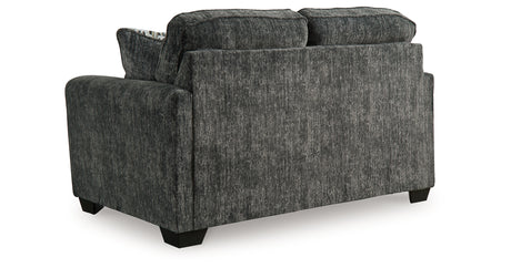 Lonoke Gunmetal 2 Loveseats and Chair from Ashley Furniture - Luna Furniture