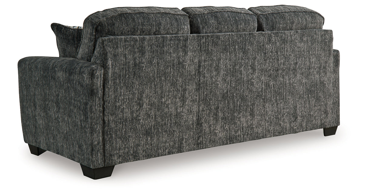 Lonoke Gunmetal Sofa, Loveseat and Oversized Chair from Ashley - Luna Furniture