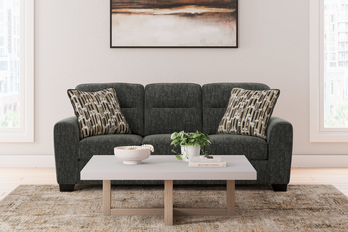 Lonoke Gunmetal Sofa from Ashley Furniture - Luna Furniture