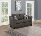 Salizar Gray Flared Arm Loveseat from Coaster - Luna Furniture