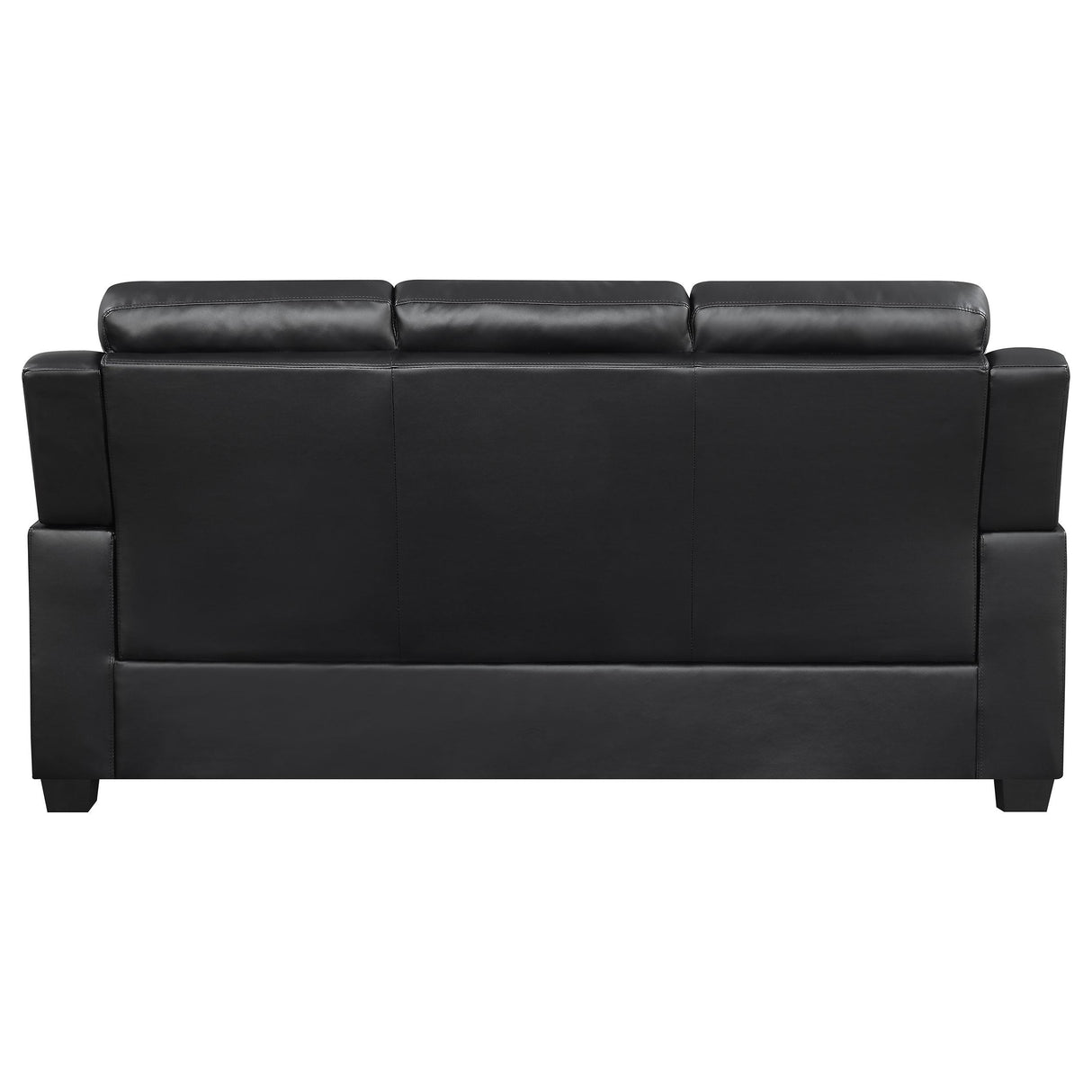 Finley Black Tufted Upholstered Sofa from Coaster - Luna Furniture
