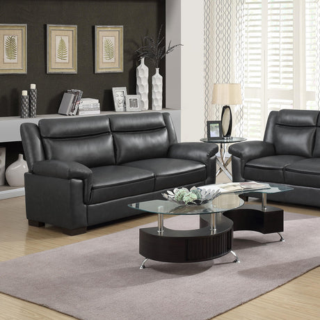 Arabella Gray Pillow Top Upholstered Sofa from Coaster - Luna Furniture