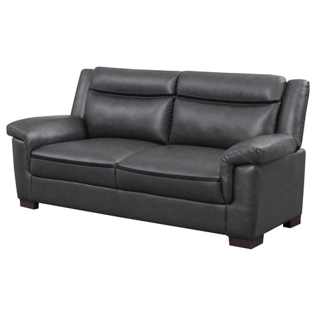 Arabella Gray Pillow Top Upholstered Sofa from Coaster - Luna Furniture