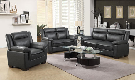 Arabella Gray Pillow Top Upholstered Sofa from Coaster - Luna Furniture