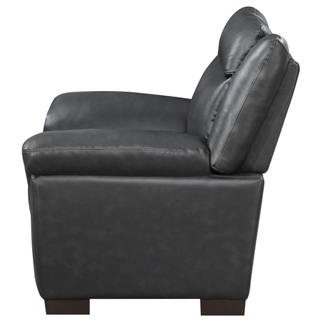 Arabella Gray Pillow Top Upholstered Chair from Coaster - Luna Furniture