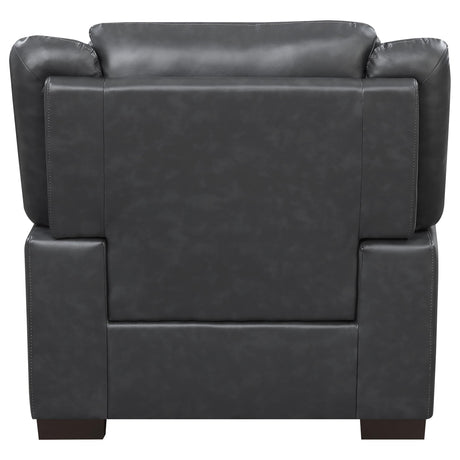 Arabella Gray Pillow Top Upholstered Chair from Coaster - Luna Furniture