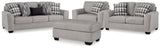 Avenal Park Sofa, Loveseat, Chair and Ottoman in Flannel from Ashley - Luna Furniture