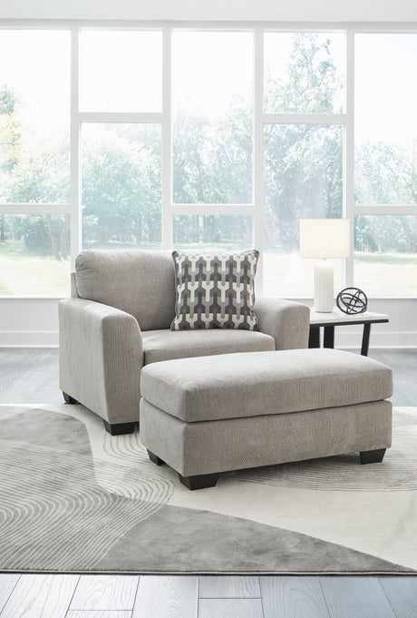 Avenal Park Sofa, Loveseat, Chair and Ottoman in Flannel from Ashley - Luna Furniture
