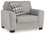 Avenal Park Sofa, Loveseat, Chair and Ottoman in Flannel from Ashley - Luna Furniture