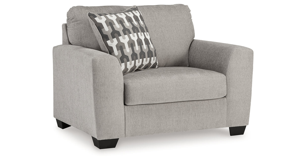 Avenal Park Flannel Oversized Chair from Ashley - Luna Furniture