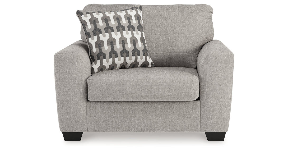 Avenal Park Flannel Oversized Chair from Ashley - Luna Furniture