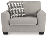 Avenal Park Sofa, Loveseat, Chair and Ottoman in Flannel from Ashley - Luna Furniture