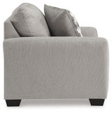 Avenal Park Chair and Ottoman in Flannel from Ashley - Luna Furniture