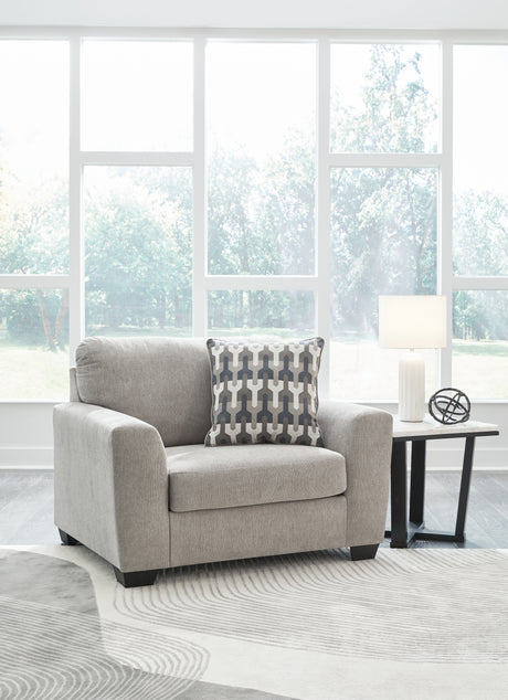 Avenal Park Sofa, Loveseat, Chair and Ottoman in Flannel from Ashley - Luna Furniture