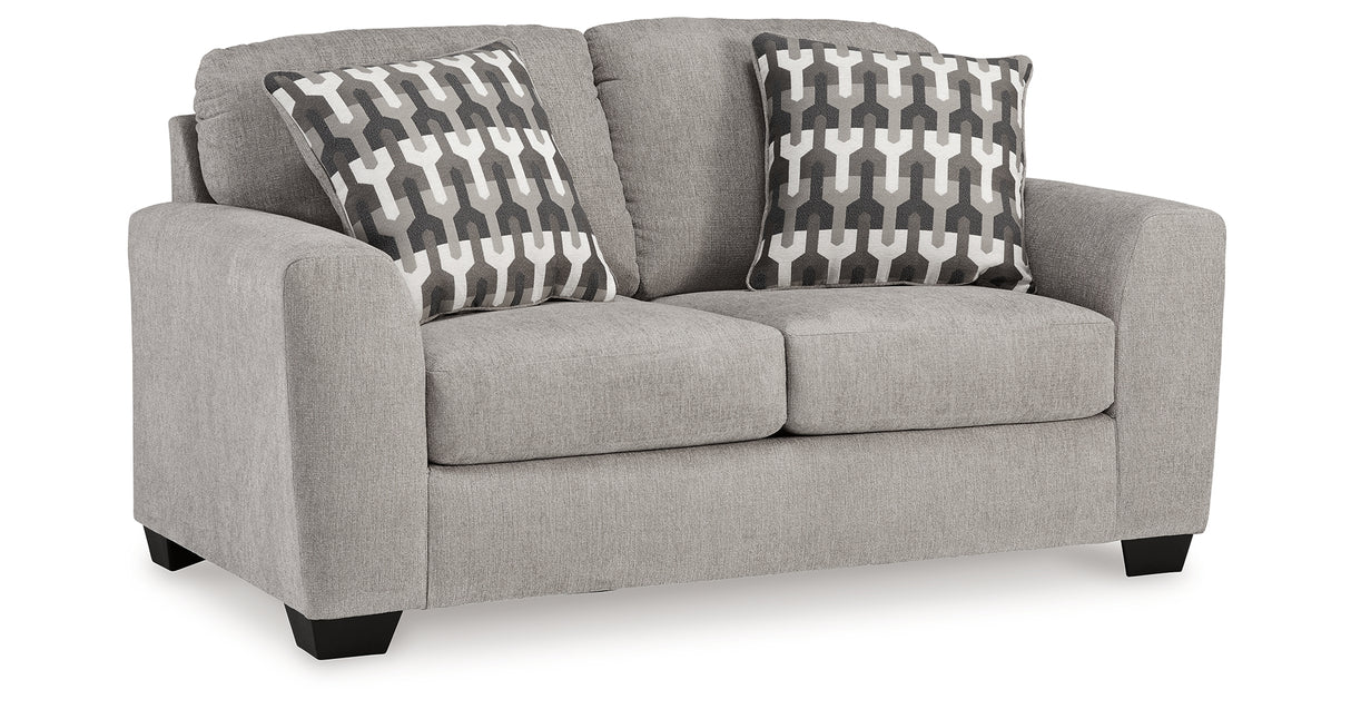 Avenal Park Sofa, Loveseat, Chair and Ottoman in Flannel from Ashley - Luna Furniture