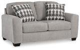 Avenal Park Sofa, Loveseat, Chair and Ottoman in Flannel from Ashley - Luna Furniture