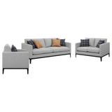 Apperson Gray 3-Piece Living Room Set from Coaster - Luna Furniture