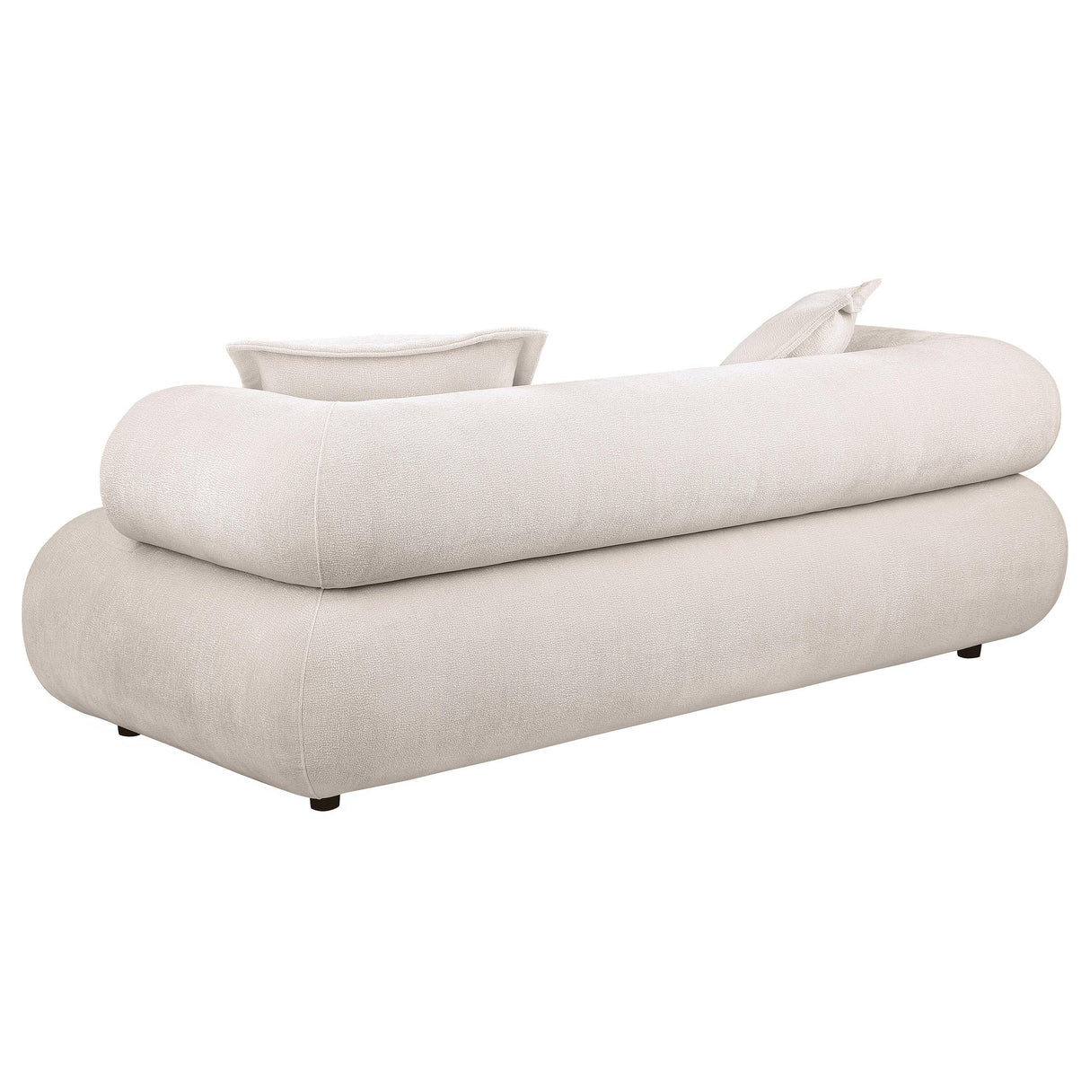 Eskola Ivory 2-Piece Chenille Sofa and Accent Chair Set