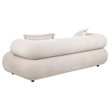 Eskola Ivory 2-Piece Chenille Sofa and Accent Chair Set