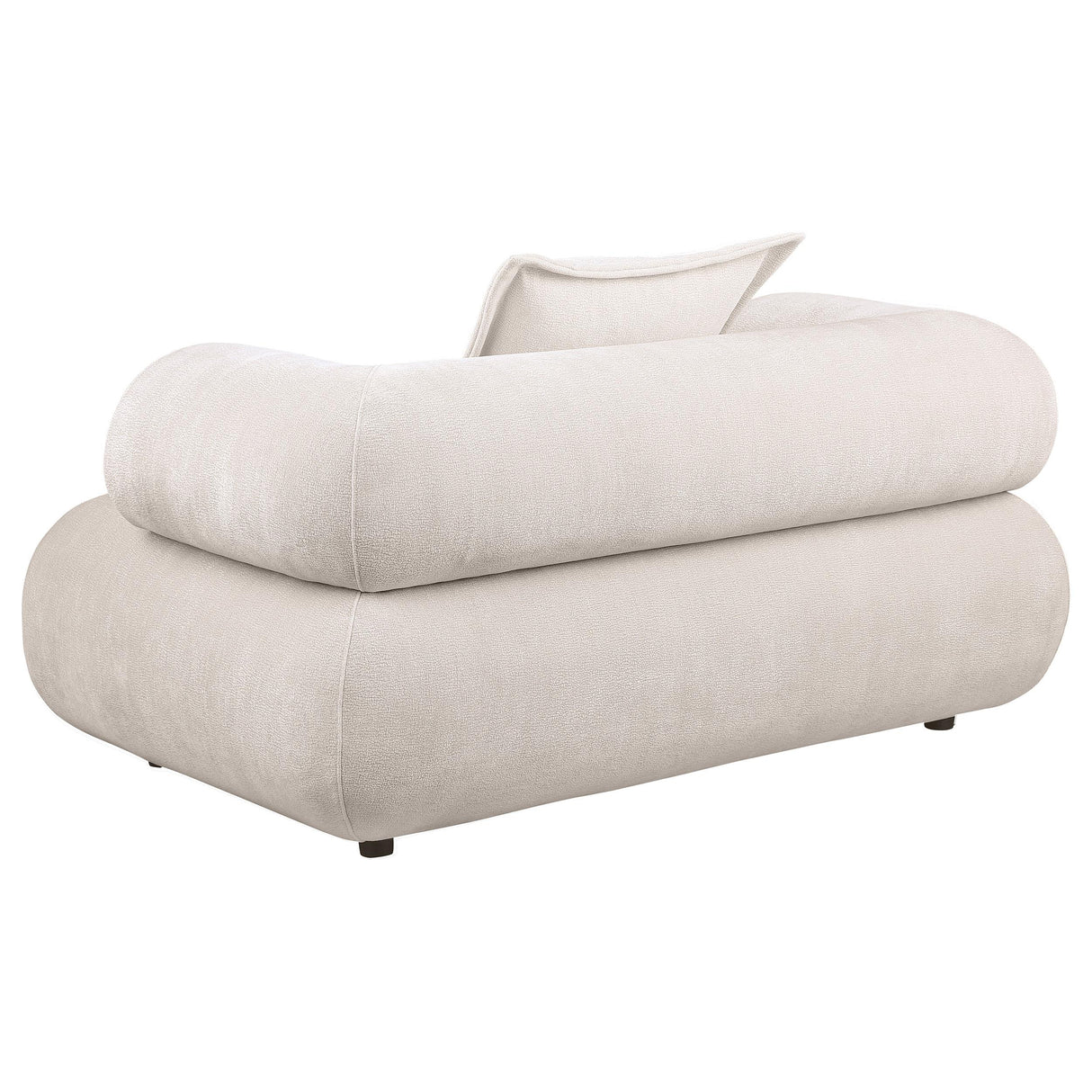 Eskola Ivory 2-Piece Chenille Sofa and Accent Chair Set
