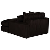 Blaine Chocolate Brown Upholstered Reversible Chaise Sectional Sofa from Coaster - Luna Furniture