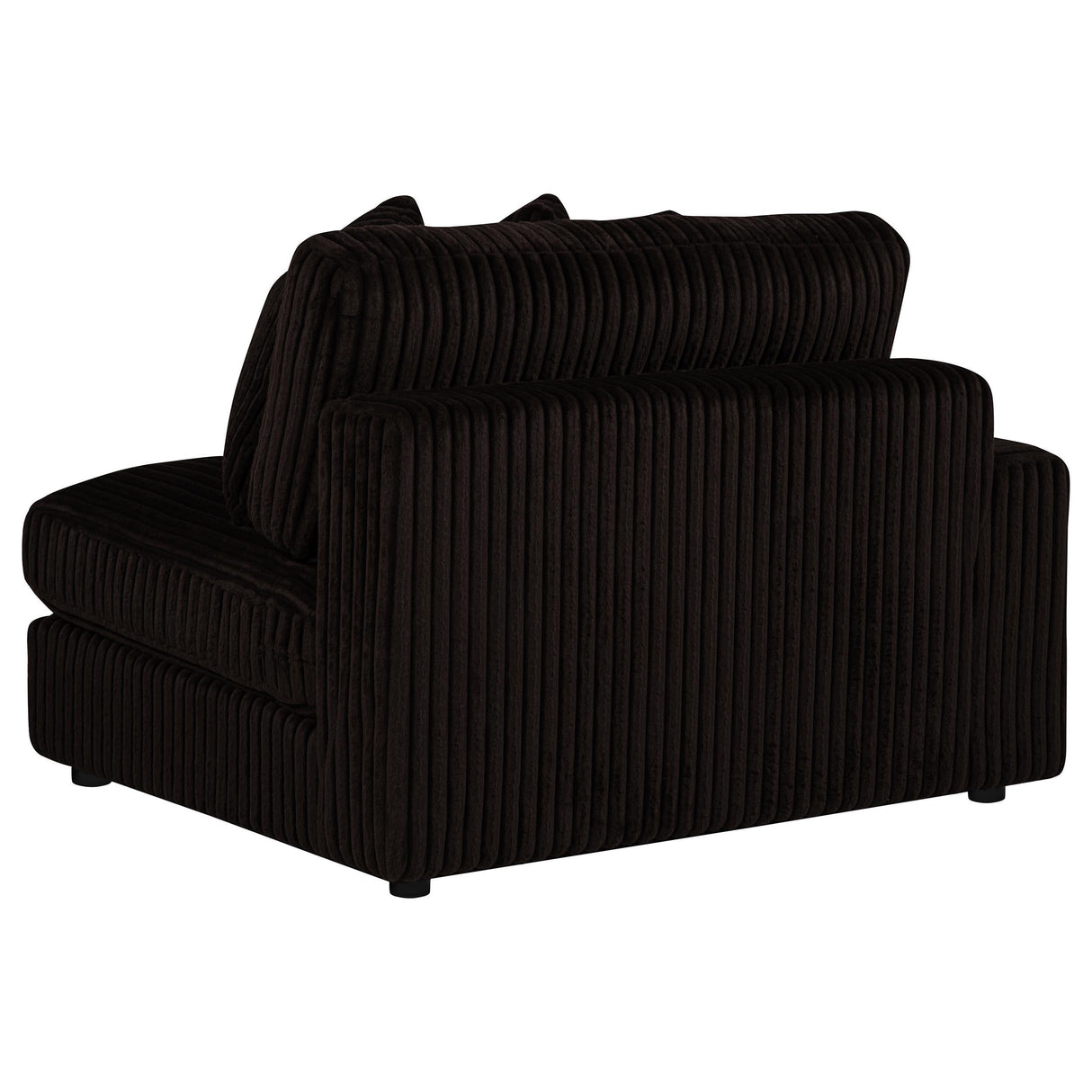 Blaine Chocolate Brown Upholstered Reversible Chaise Sectional Sofa from Coaster - Luna Furniture