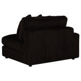 Blaine Chocolate Brown Upholstered Reversible Chaise Sectional Sofa from Coaster - Luna Furniture