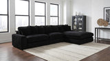 Blaine Black Upholstered Reversible Chaise Sectional Sofa from Coaster - Luna Furniture