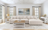 Blaine Sand Upholstered Reversible Sectional Sofa from Coaster - Luna Furniture