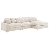 Blaine Sand Upholstered Reversible Sectional Sofa from Coaster - Luna Furniture