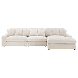Blaine Sand Upholstered Reversible Sectional Sofa from Coaster - Luna Furniture
