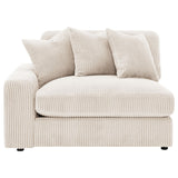 Blaine Sand Upholstered Reversible Sectional Sofa from Coaster - Luna Furniture