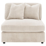 Blaine Sand Upholstered Reversible Sectional Sofa from Coaster - Luna Furniture