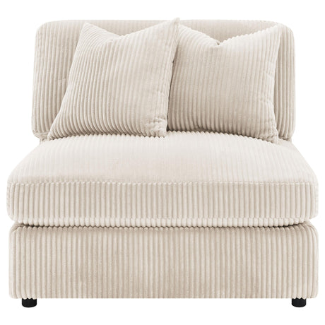Blaine Sand Upholstered Reversible Sectional Sofa from Coaster - Luna Furniture