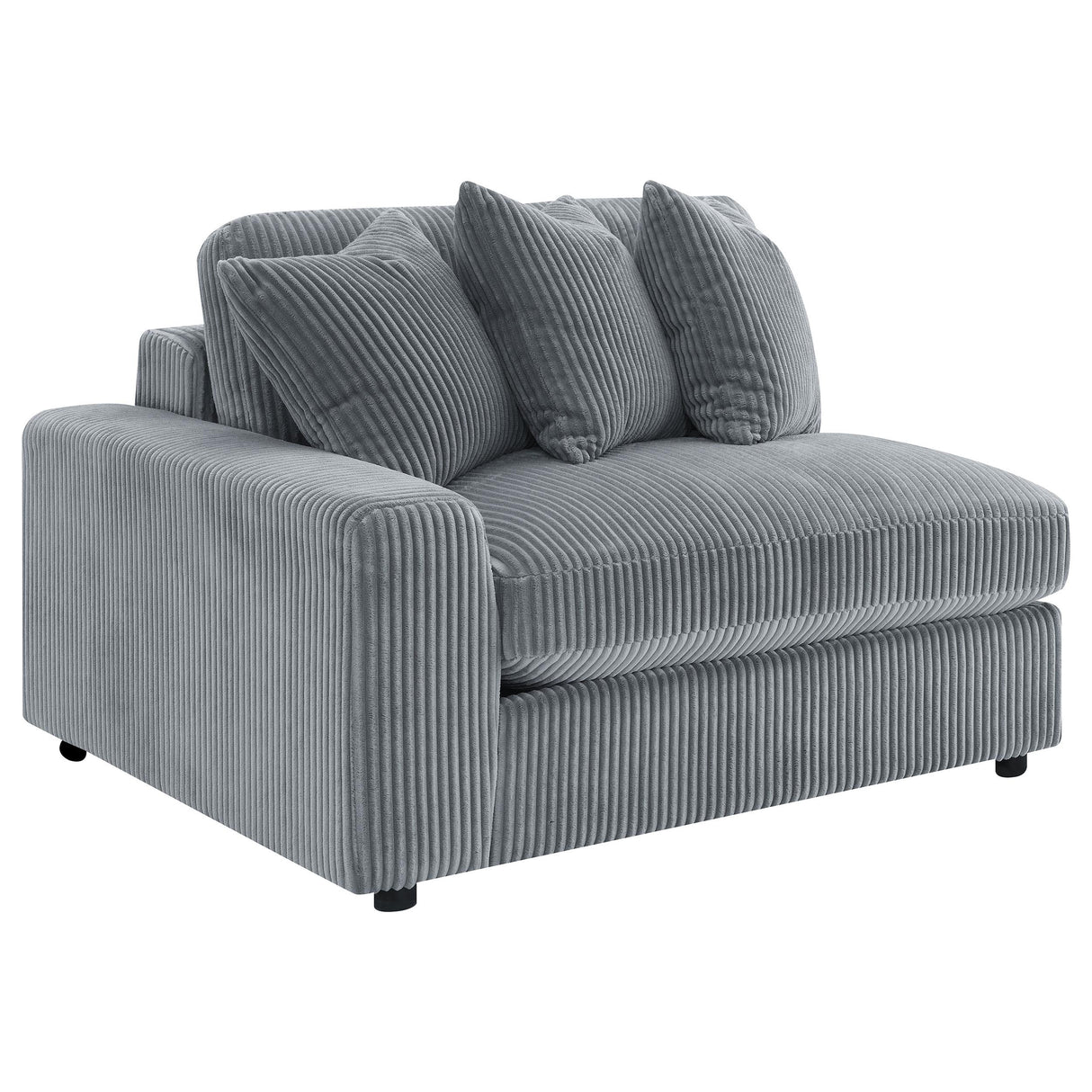 Blaine Fog Upholstered Reversible Sectional from Coaster - Luna Furniture