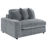 Blaine Fog Upholstered Reversible Sectional from Coaster - Luna Furniture