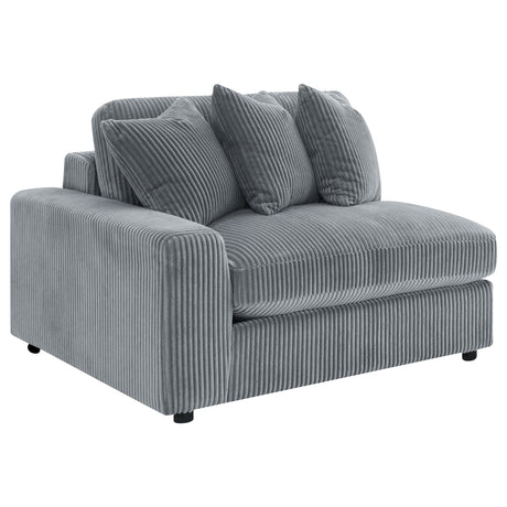 Blaine Fog Upholstered Reversible Sectional from Coaster - Luna Furniture