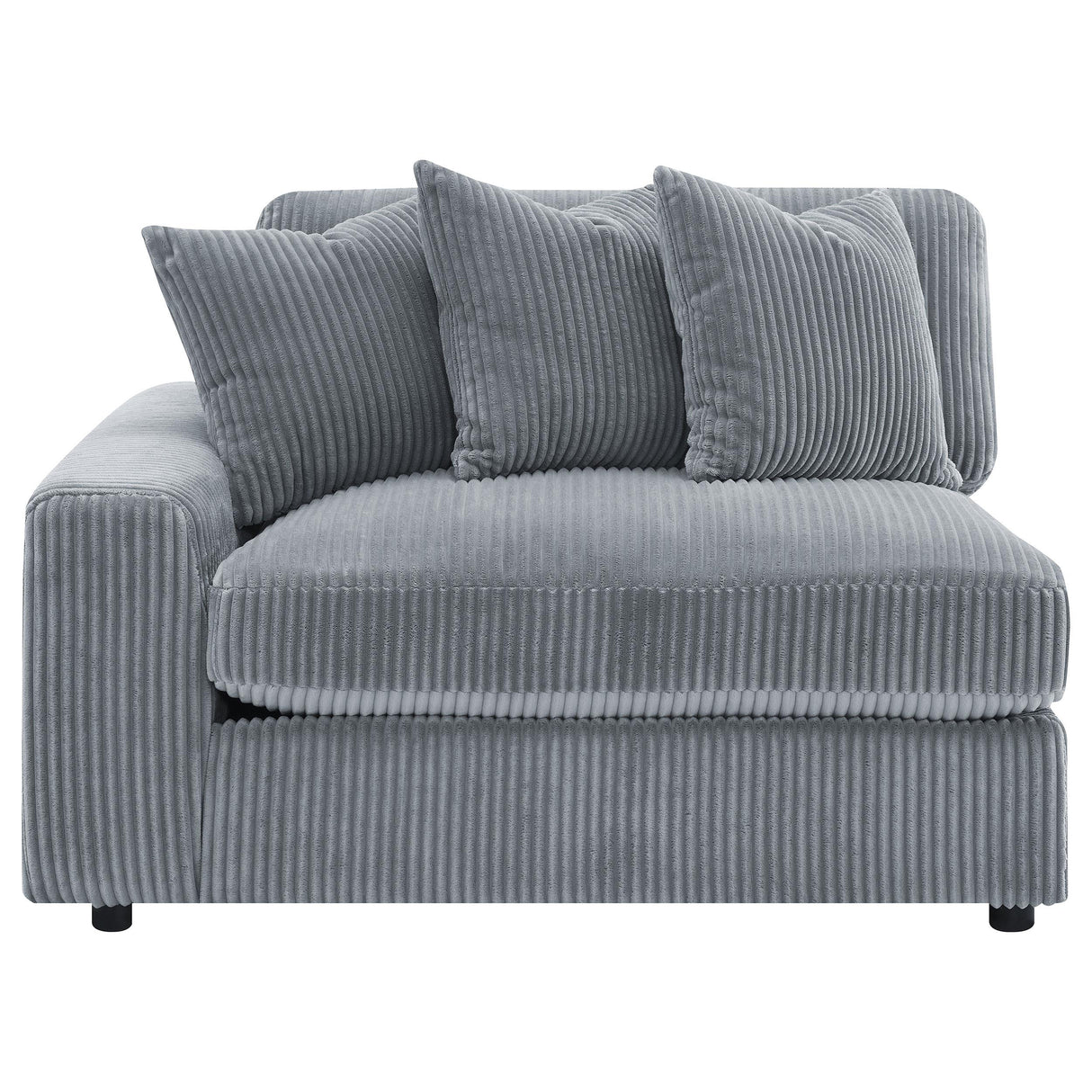 Blaine Fog Upholstered Reversible Sectional from Coaster - Luna Furniture