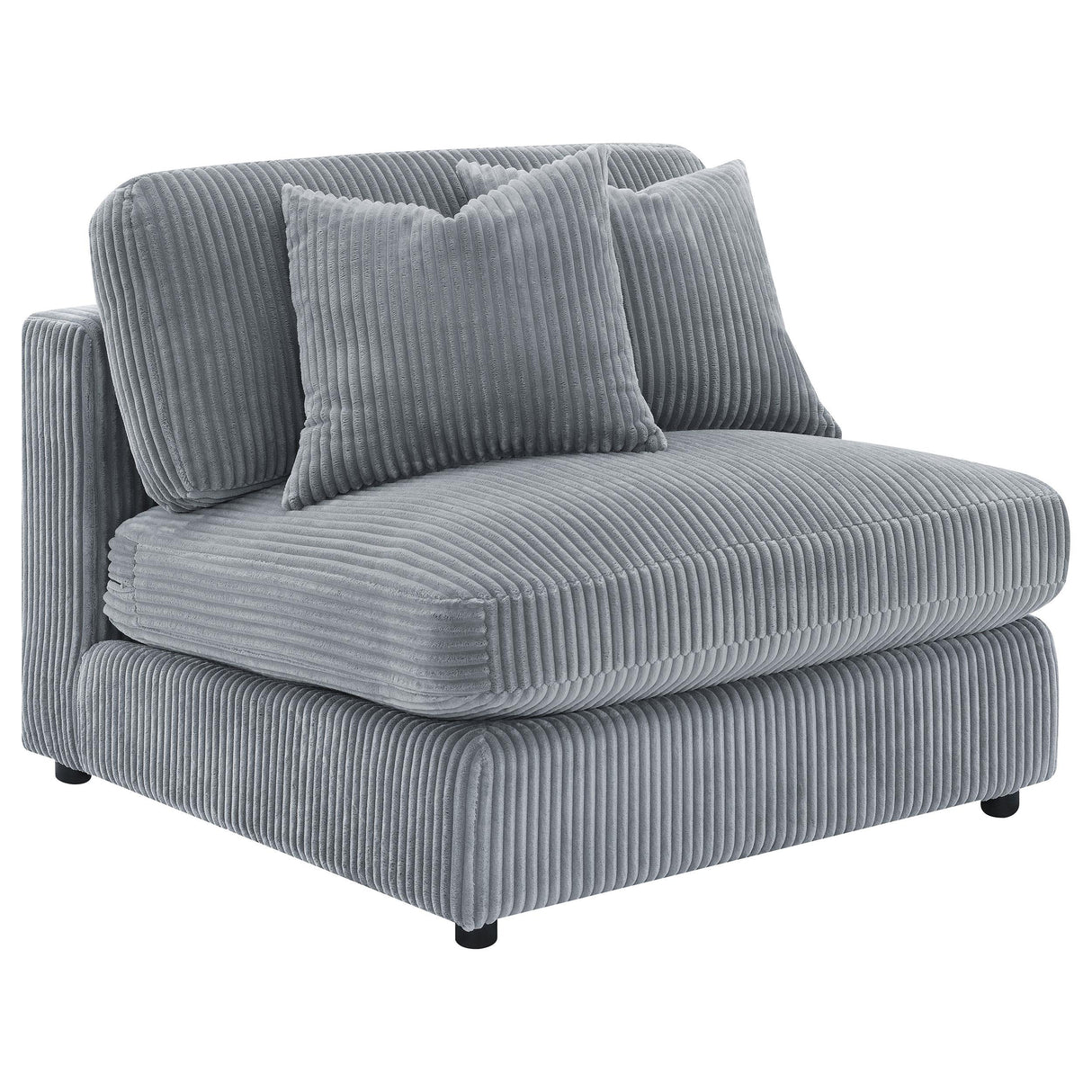 Blaine Fog Upholstered Reversible Sectional from Coaster - Luna Furniture