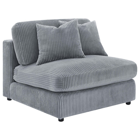 Blaine Fog Upholstered Reversible Sectional from Coaster - Luna Furniture